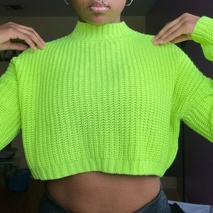 Crop sweater